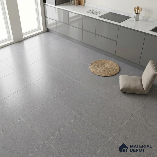 Cement Look Parking Floor Tile TL 06317 B Graphon 2 ft x 2 ft Full Body Vitrified Matte Finish - 16 mm | Suitable for Heavy Duty Parking, Terrace & Balcony