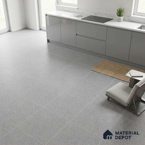 Cement Look Parking Floor Tile TL 06317 F Lumis 2 ft x 2 ft Full Body Vitrified Matte Finish - 16 mm | Suitable for Heavy Duty Parking, Terrace & Balcony