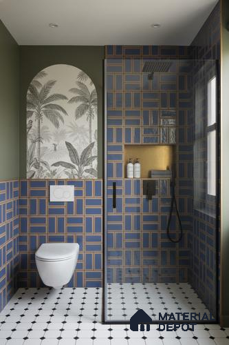 Faux Subway Wall Tile TL 06328 B Sharpstone 12 inch x 12 inch Ceramic Matte Finish - 9.5 mm | Suitable for Accent / Feature Walls, Bathroom, Kitchen Wall & Backsplashes | Please Expect a Slight Variation of Pattern