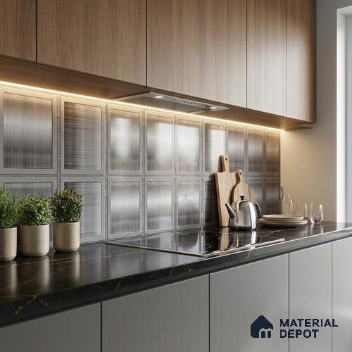 Highlighter Wall Tile TL 06474 B Affil Grey 2 ft x 1 ft Ceramic Glossy Finish - 8 mm | Suitable for Living Room, Kitchen & Bathroom