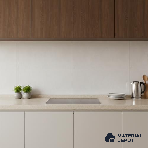 Cement Wall Tile TL 06481 S Oro LT 2 ft x 1 ft Ceramic Matte Finish - 8 mm | Suitable for Living Room, Kitchen & Bathroom