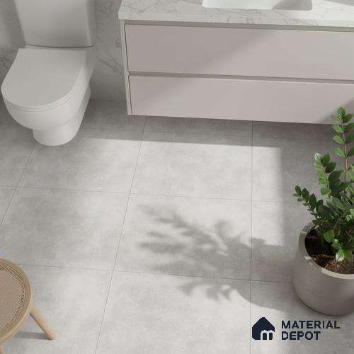 Plain Floor Tile TL 06489 E   12 inch x 12 inch Ceramic Matte Finish - 8 mm | Suitable for Bathroom