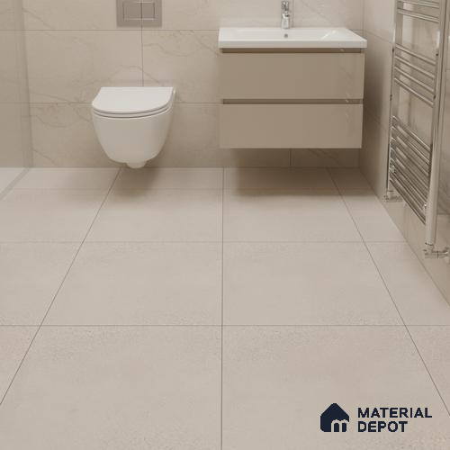 Plain Floor Tile TL 06502 C 12 inch x 12 inch Ceramic Matte Finish - 8 mm | Suitable for Bathroom