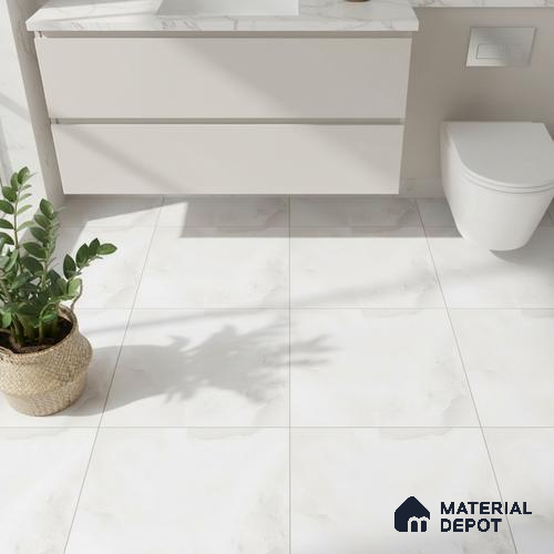 Marble Floor Tile TL 06505 C 1 ft x 1 ft Ceramic Matte Finish - 8 mm | Suitable for Bathroom