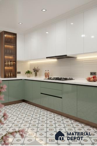Faux Subway Wall Tile TL 06508 C SR GL 8072 24 inch x 12 inch Ceramic Glossy Finish - 8 mm | Suitable for Accent / Feature Walls, Bathroom, Kitchen Wall & Backsplashes | Please Expect a Slight Variation of Pattern