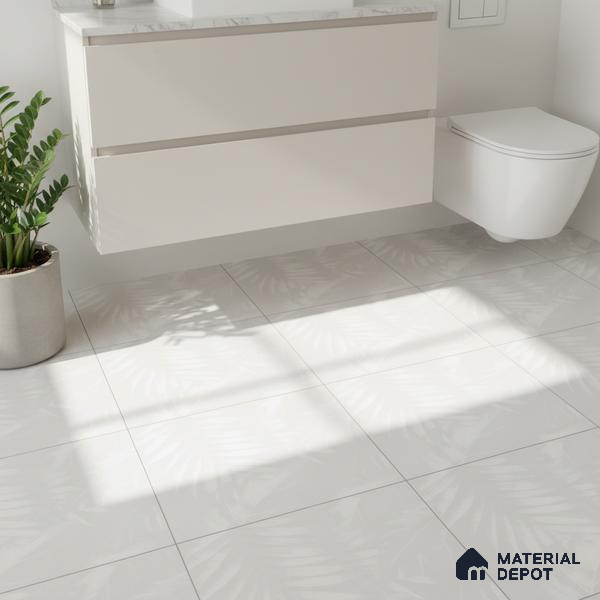Patterned Floor Tile TL 06511 B 12 inch x 12 inch Ceramic Matte Finish - 8 mm | Suitable for Bathroom, Kitchen | Please Expect a Slight Variation of Pattern