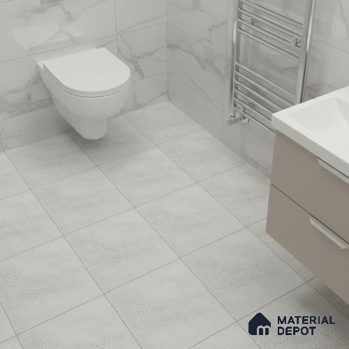 Patterned Floor Tile TL 06515 I 12 inch x 12 inch Ceramic Matte Finish - 8 mm | Suitable for Bathroom | Please Expect a Slight Variation of Pattern