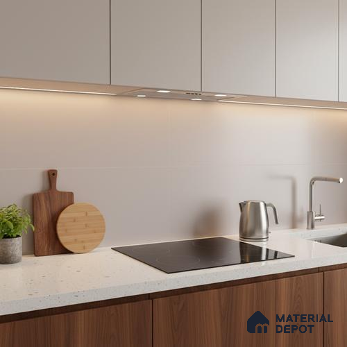 Plain Wall Tile TL 06526 D Mandavi Royal Grey 2 ft x 1 ft Ceramic Matte Finish - 8 mm | Suitable for Living Room, Kitchen & Bathroom