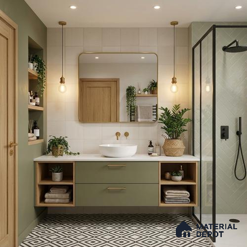 Highlighter Wall Tile TL 06526 E NG Mandavi Royal Ivory HL 2 ft x 1 ft Ceramic Matte Finish - 8 mm | Suitable for Living Room, Kitchen & Bathroom