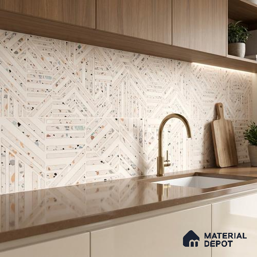 Highlighter Wall Tile TL 06527 G Gobi Beige HL 2 ft x 1 ft Ceramic Matte Finish - 8 mm | Suitable for Living Room, Kitchen & Bathroom