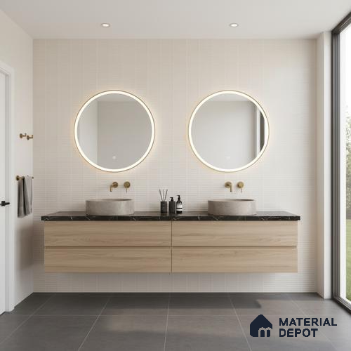 Highlighter Wall Tile TL 06529 D Machio Beige HL 2 ft x 1 ft Ceramic Matte Finish - 8 mm | Suitable for Living Room, Kitchen & Bathroom