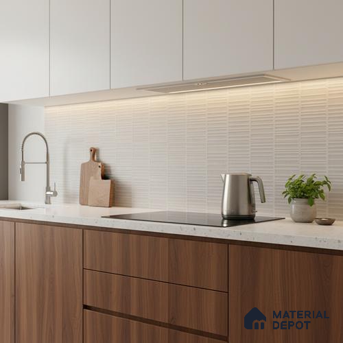 Highlighter Wall Tile TL 06529 Machio Gris HL 2 ft x 1 ft Ceramic Matte Finish - 8 mm | Suitable for Living Room, Kitchen & Bathroom