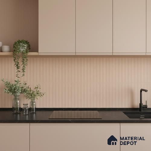 Faux Subway Wall Tile TL 06530 D Berlin Brown HL 2 ft x 1 ft Ceramic Matte Finish - 8 mm | Suitable for Living Room, Kitchen & Bathroom