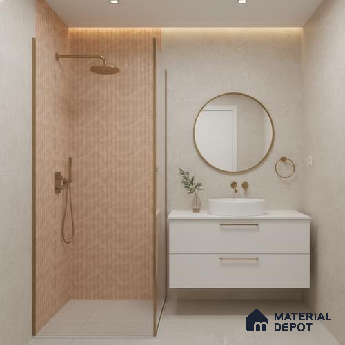 Faux Subway Wall Tile TL 06530 E G Berlin Brown HL 02 2 ft x 1 ft Ceramic Matte Finish - 8 mm | Suitable for Living Room, Kitchen & Bathroom
