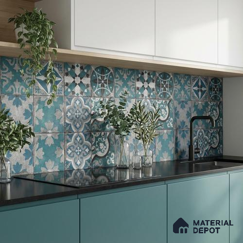 Highlighter Wall Tile TL 06532 E NG Tipton Grey HL 2 ft x 1 ft Ceramic Matte Finish - 8 mm | Suitable for Living Room, Kitchen & Bathroom