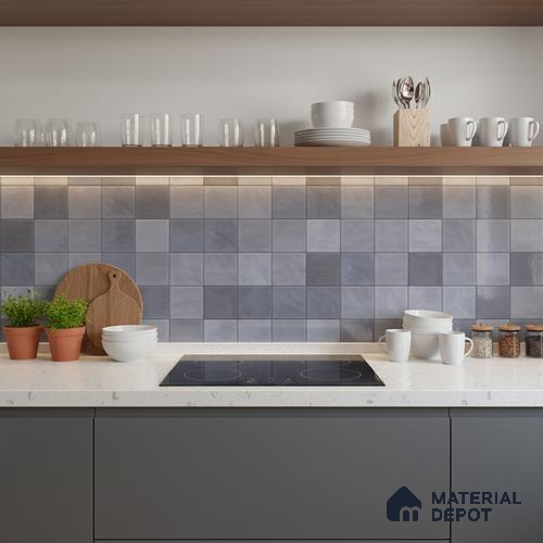 Highlighter Wall Tile TL 06554 E Dove Marine Decor 2 ft x 1 ft Ceramic Glossy Finish - 8 mm | Suitable for Living Room, Kitchen & Bathroom