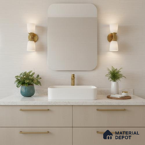 Highlighter Wall Tile TL 06558 Etania Silver Waves 2 ft x 1 ft Ceramic Glossy Finish - 8 mm | Suitable for Living Room, Kitchen & Bathroom