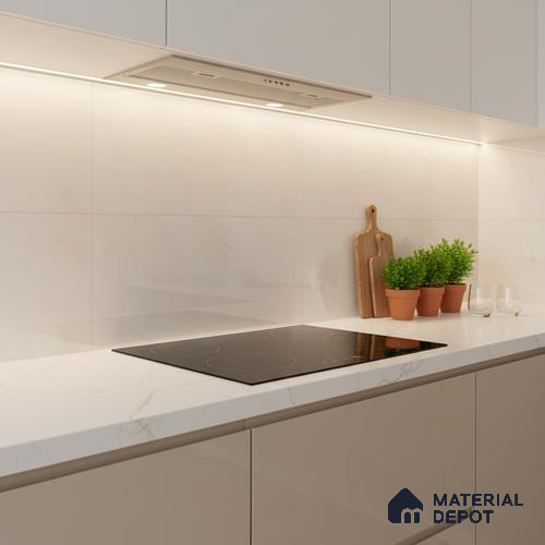 Marble Wall Tile TL 06561 Sapeza Verde LT 2 ft x 1 ft Ceramic Glossy Finish - 8 mm | Suitable for Living Room, Kitchen & Bathroom