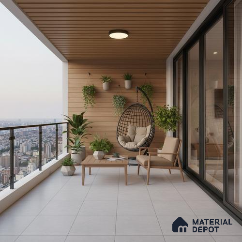 Plain Floor & Wall Tile TL 06606 C 2 ft x 2 ft Grey Vitrified Matte Finish Tile - 9 mm | Ideal for Living Room,Bedroom,Bathroom,Kitchen | Please Expect a Slight Variation of Pattern