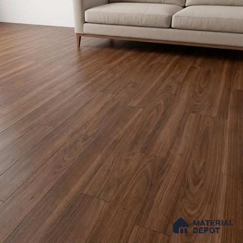 Brown Wood Floor Tile TL 06741 Gravier Mystic Barkwood 1200x195 mm Vitrified Carving Matte Finish - 9 mm | 12 Random Design | Suitable for Living Room, Bedroom, Bathroom | 2-3 mm Spacer is Mandatory