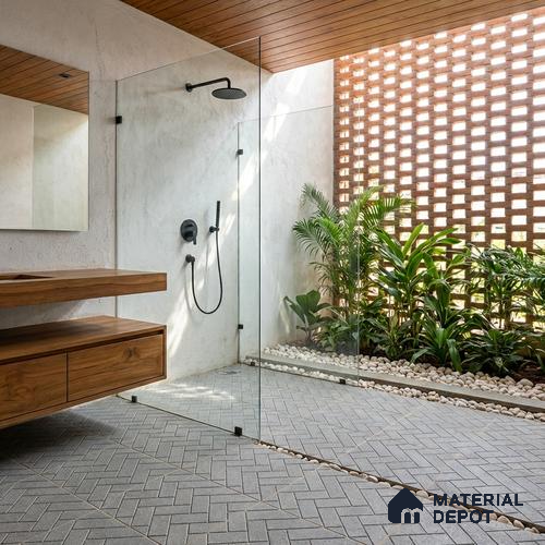 TL 07167 Stone Grey 400x400 mm Matte Finish Parking Vitrified Tile - 12 mm | Pattern Alignment May Vary | 2-3 mm Spacer is Mandatory