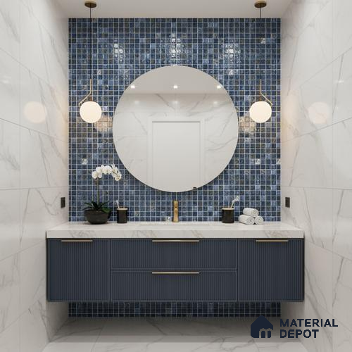 Mosaic Wall Tile TL 07180 C Penny Cosmo Duero 1 ft x 1 ft Glossy Finish Ceramic Tile - 10 mm