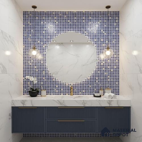 Mosaic Wall Tile TL 07180 E Penny Cosmo Syros 1 ft x 1 ft Glossy Finish Ceramic Tile - 10 mm