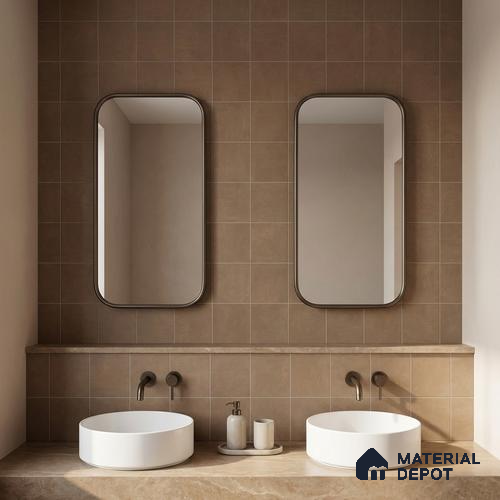Subway Wall & Floor Tile TL 07372 Trend Sark 200 mm x 200 mm Matte Finish Vitrified Tile - 8 mm | 4 Random Design | Suitable For living Room, Bedroom, Kitchen | Please Expect a Slight Variation of Pattern