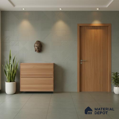 Green Punch Wall Tile TL 07428 B Prestige Royal Triad Elemento Kota 4 ft x 2 ft Vitrified Matte Finish - 9 mm | Suitable for Living Room, Bedroom, Bathroom
