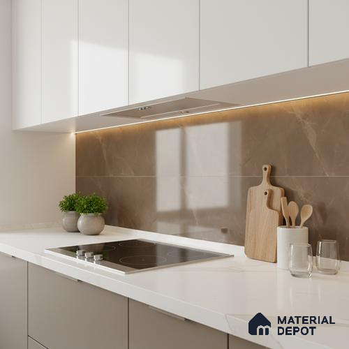 Marble Wall Tile TL 07518 C 4670-D 2 ft x 1 ft Ceramic Glossy Finish - 9 mm | Suitable for Kitchen, Bathroom & Balcony Walls