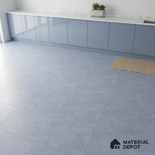 Cement Floor & Wall Tile TL 07535 Pantone Grey 2 ft x 2 ft Matte Finish Vitrified Tile - 9 mm | Suitable For living Room, Bedroom, Bathroom