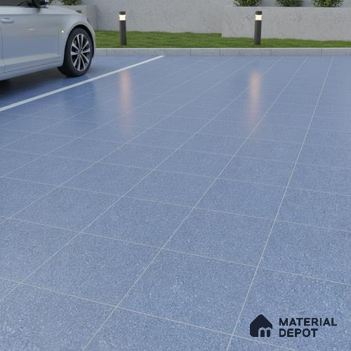 Parking Floor Tile TL 07553 Cerulean Whisper | 16 x 16 inch | Anti Skid Matte Finish Heavy Duty Vitrified Tile - 12 mm | Suitable For Outdoor, Terrace, Balcony | Pattern Alignment May Vary | 2-3 mm Spacer is Mandatory