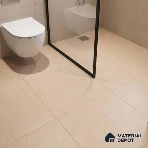 Parking Floor Tile TL 07556 Sandalwood Mist | 16 x 16 inch | Anti Skid Matte Finish Heavy Duty Vitrified Tile - 12 mm | Suitable For Outdoor, Terrace, Balcony | Pattern Alignment May Vary | 2-3 mm Spacer is Mandatory