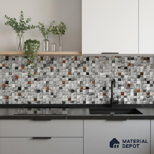 TL 07585 Stone Dote Matte Finish 600 x 300 mm Elevation Wall Cladding Tile - 11 mm