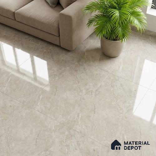 Floor & Wall Tile TL 07838 E Endless Antolia Natural 4 ft x 2 ft Vitrified Glossy Finish - 9 mm | Suitable for Kitchen, Bathroom, Living Room & Bedroom | Random 6