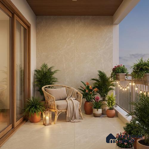 Punch Look Floor & Wall Tile TL 08108 Moonstone Bianco 4 ft x 2 ft Vitrified Matte Finish - 9 mm | Random 4