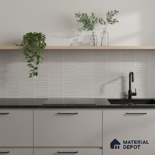 Highlighter Look Wall Tile TL 08143 C Machio Griss HL 2 ft x 1 ft Ceramic Matte Finish - 9 mm