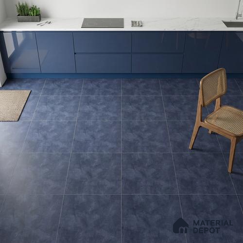 Stone Look Wall & Floor Tile TL 08213 B Oyster Navy 2 ft x 2 ft Vitrified Matte Finish - 9 mm