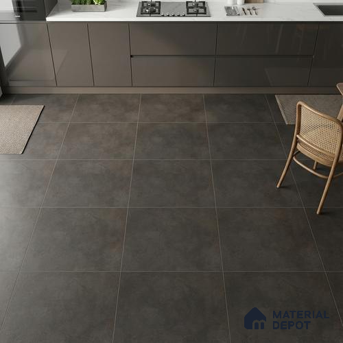 Stone Look Wall & Floor Tile TL 08215 D Polo Nero 2 ft x 2 ft Vitrified Matte Finish - 9 mm
