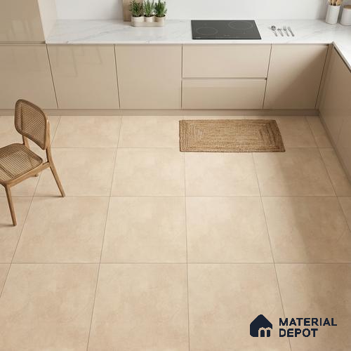 Stone Look Wall & Floor Tile TL 08215 Polo Crema 2 ft x 2 ft Vitrified Matte Finish - 9 mm