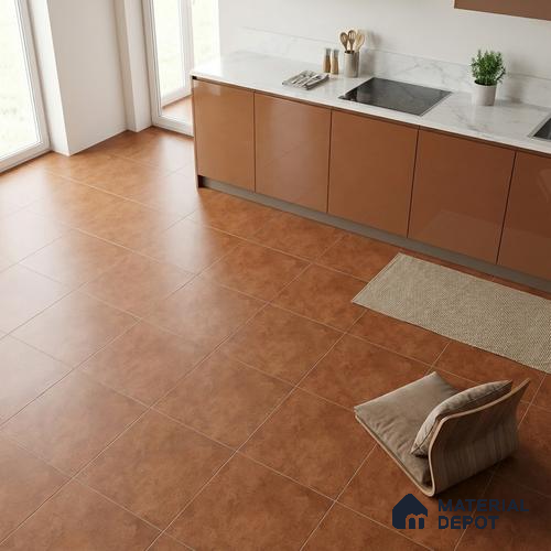 Stone Look Wall & Floor Tile TL 08218 D Petal Cotto 2 ft x 2 ft Vitrified Matte Finish - 9 mm