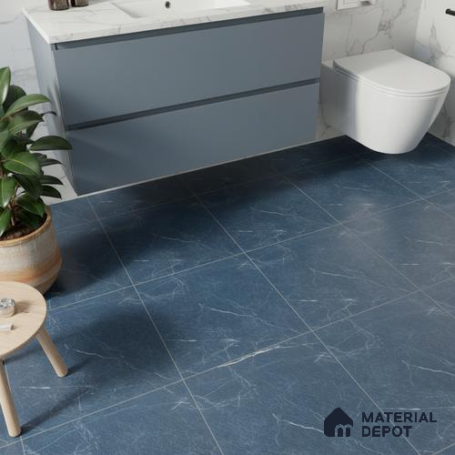 Marble Look Parking Tile TL 08379  1 ft x 1 ft Vitrified Matte Finish - 8 mm