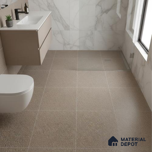 Stone Look Parking Tile TL 08385  1 ft x 1 ft Vitrified Matte Finish - 8 mm