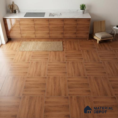 Wood Look Parking Tile TL 08454 2 ft x 2 ft Porcelain Matte Finish - 8 mm