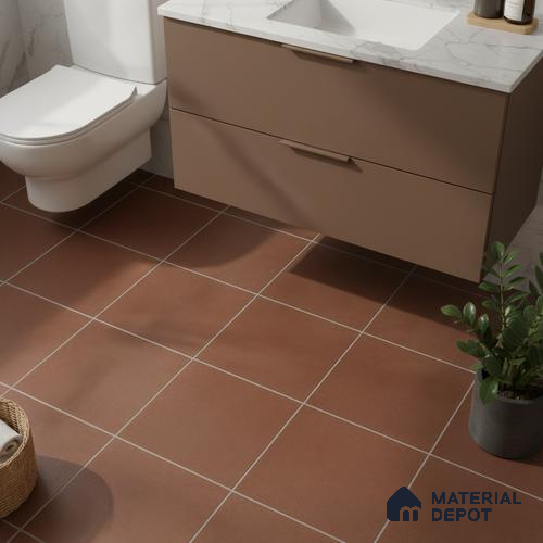 Stone Look Tile TL 08594 B Diamond Terracotta 1 ft x 1 ft Ceramic Matte Finish - 8 mm