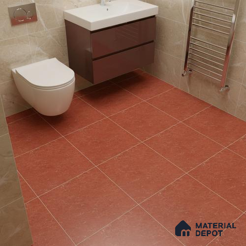 Stone Look Floor Tile TL 08851 D | Matte Finish 12 x 12 inch Ceramic Tile - 7 mm | Suitable For Kitchen, Bathroom, Bedroom & Office