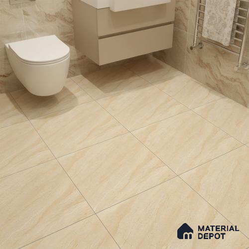 Stone Look Floor Tile TL 08854 D | Matte Finish 12 x 12 inch Ceramic Tile - 7 mm | Suitable For Kitchen, Bathroom, Bedroom & Office