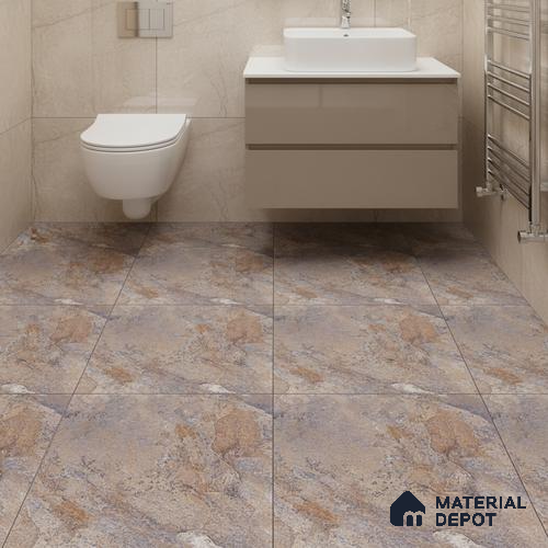 Stone Look Floor Tile TL 08859 E | Matte Finish 12 x 12 inch Ceramic Tile - 7 mm | Suitable For Kitchen, Bathroom, Bedroom & Office