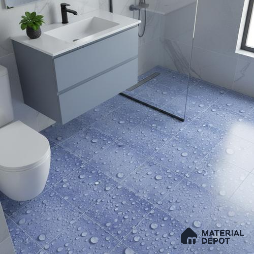 Patterned Look Floor Tile TL 08869 B | Matte Finish 12 x 12 inch Ceramic Tile - 7 mm | Suitable For Kitchen, Bathroom, Bedroom & Office | Please Expect a Slight Variation of Pattern