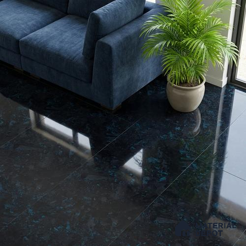 Stone Look Wall & Floor Tile TL 08907 | High Gloss Finish 4 ft x 2 ft Vitrified Tile - 9 mm | Suitable For Kitchen, Bathroom, Bedroom & Office